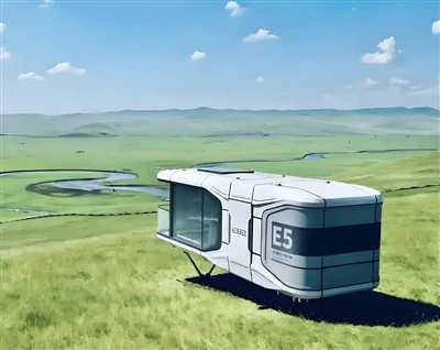 宇宙カプセルハウスの核となる構造と材料の選択。
